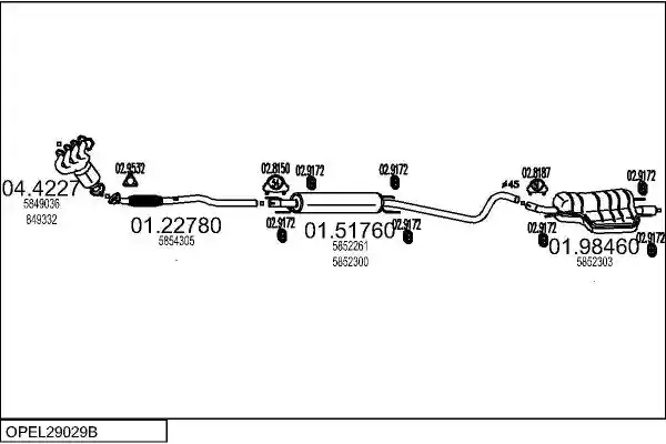 MTS OPEL29029B018296