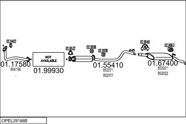 MTS OPEL29188B008576