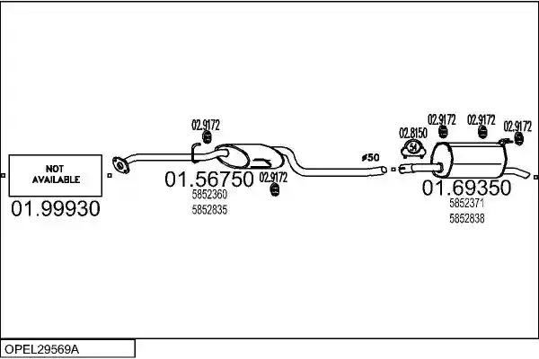 MTS OPEL29569A003863