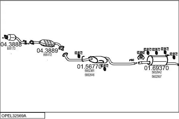MTS OPEL32569A016255