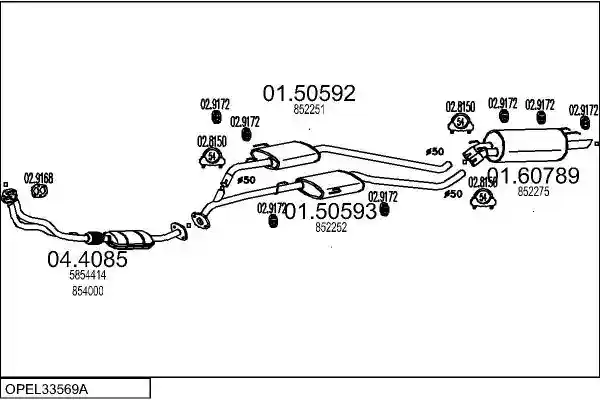 MTS OPEL33569A013648