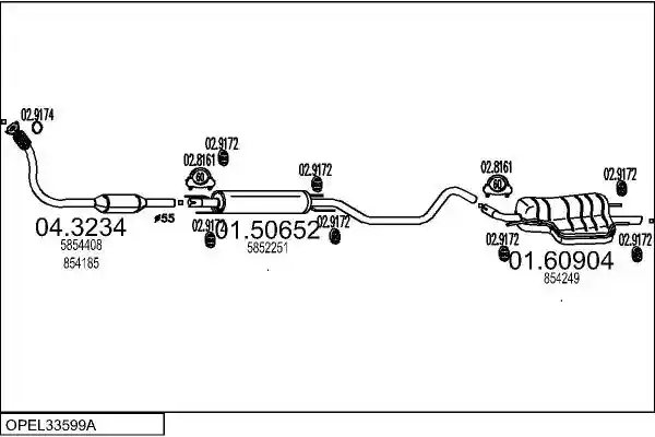 MTS OPEL33599A014181