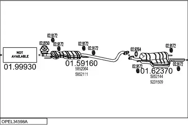 MTS OPEL34598A014685