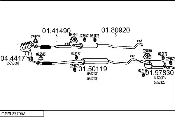 MTS OPEL37700A018467