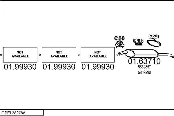 MTS OPEL38278A016119