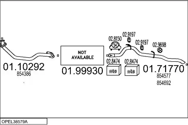 MTS OPEL38579A001832