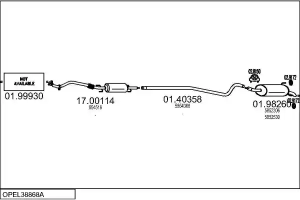 MTS OPEL38868A123049