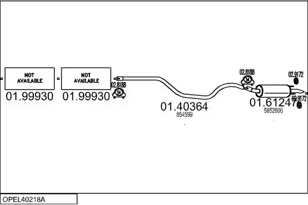 MTS OPEL40218A013979