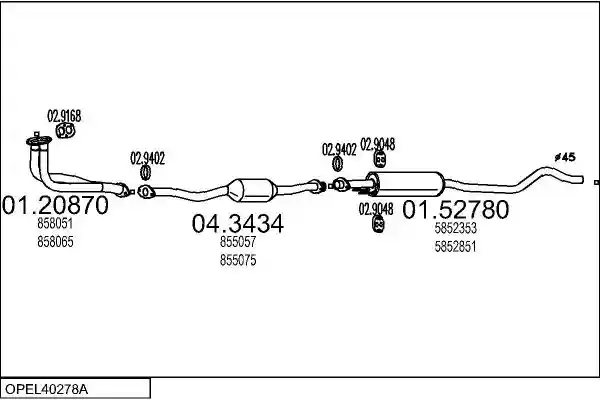 MTS OPEL40278A005537