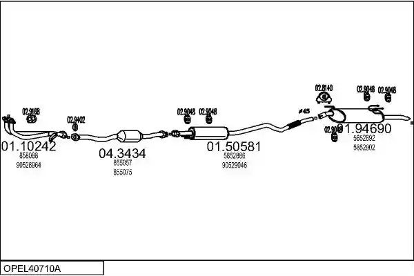 MTS OPEL40710A008901