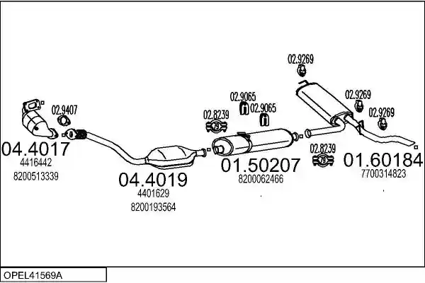 MTS OPEL41569A016470
