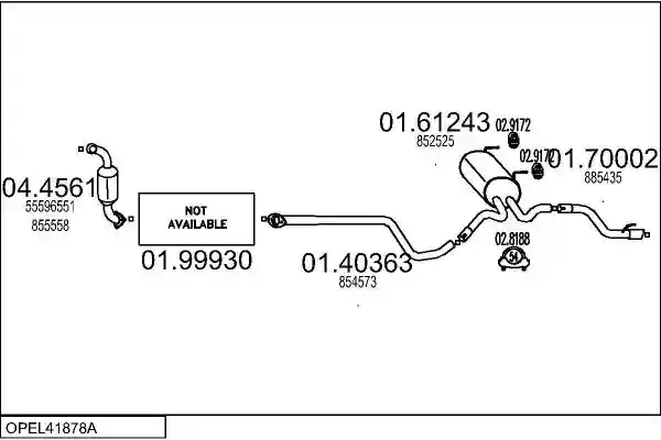 MTS OPEL41878A000908