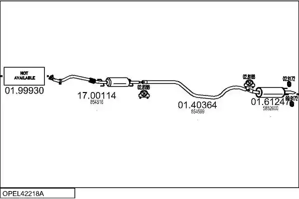 MTS OPEL42218A009251