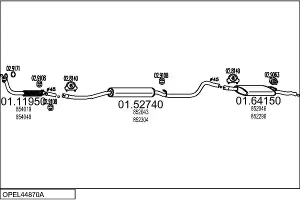 MTS OPEL44870A000541
