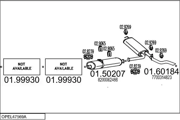 MTS OPEL47569A023500