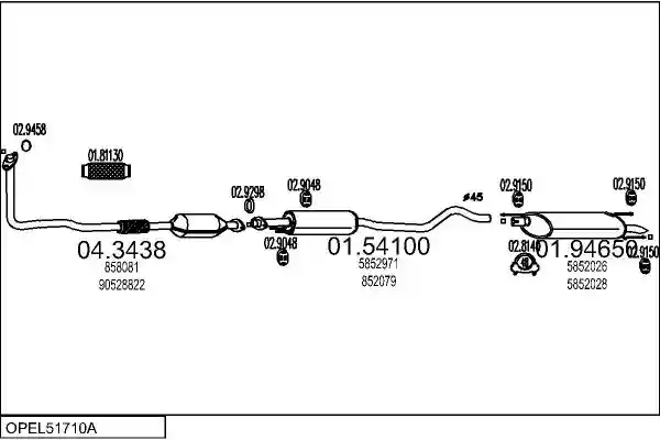MTS OPEL51710A003877