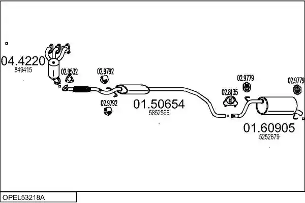 MTS OPEL53218A009176
