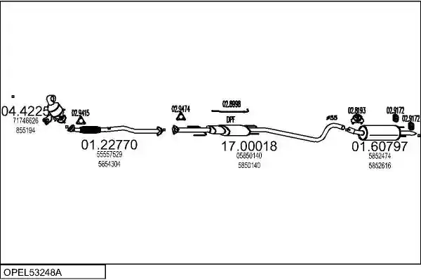 MTS OPEL53248A018691