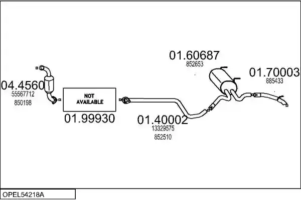 MTS OPEL54218A132737