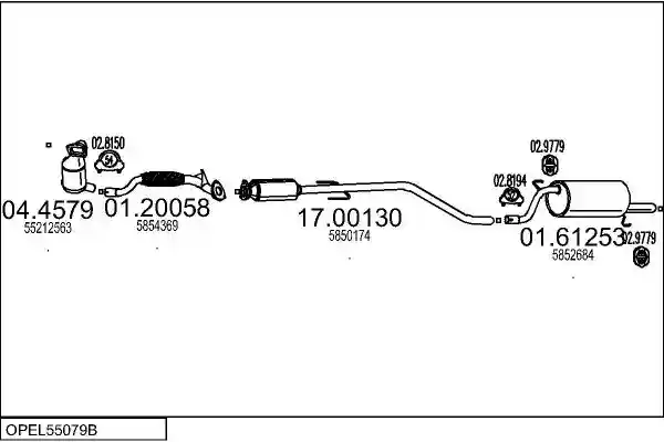 MTS OPEL55079B009171