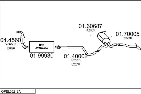 MTS OPEL55218A132744