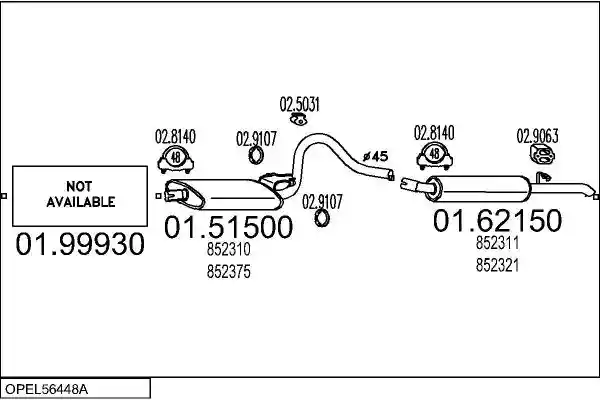 MTS OPEL56448A000664