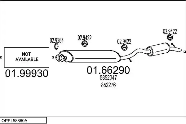 MTS OPEL58860A008895
