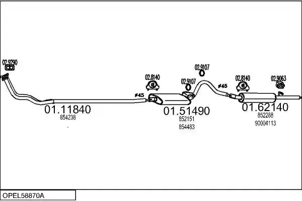MTS OPEL58870A000647