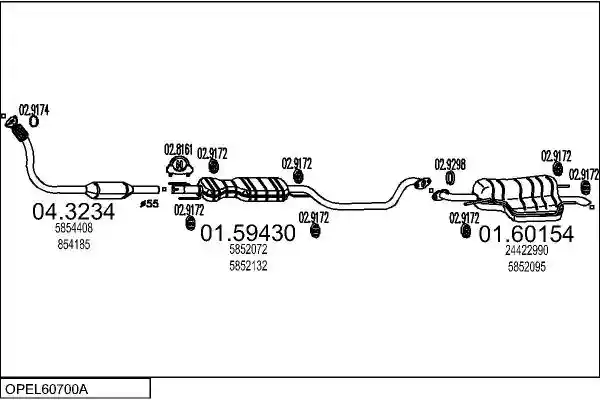 MTS OPEL60700A011778