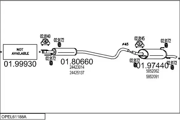 MTS OPEL61188A010165