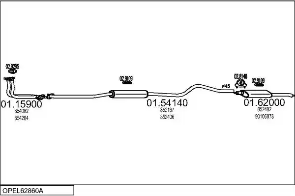 MTS OPEL62860A000597