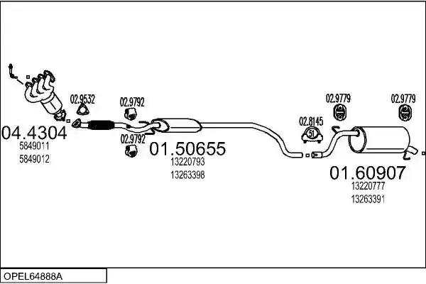 MTS OPEL64888A019724