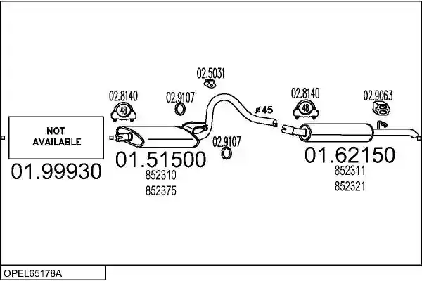 MTS OPEL65178A001293