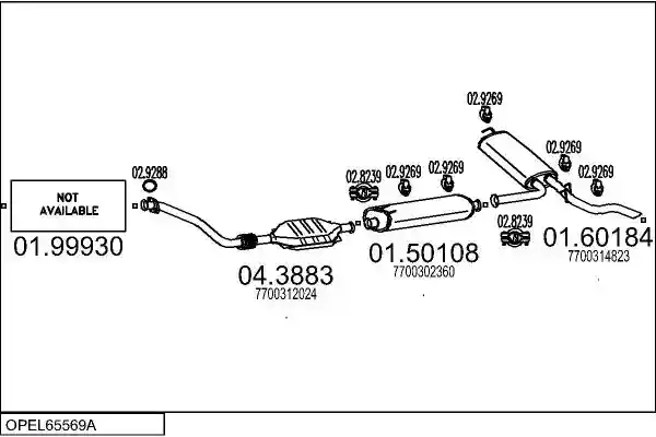 MTS OPEL65569A010459