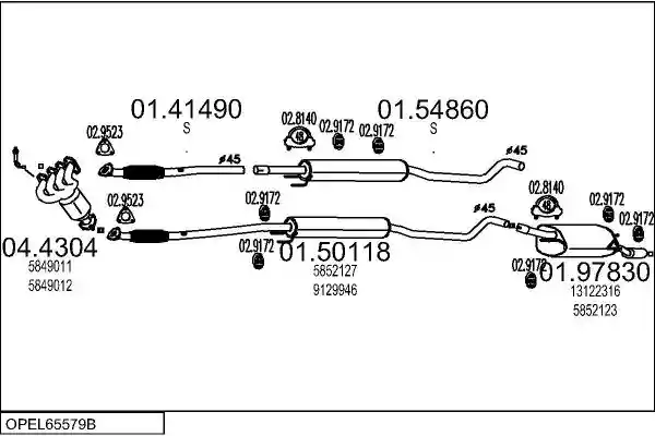 MTS OPEL65579B018229