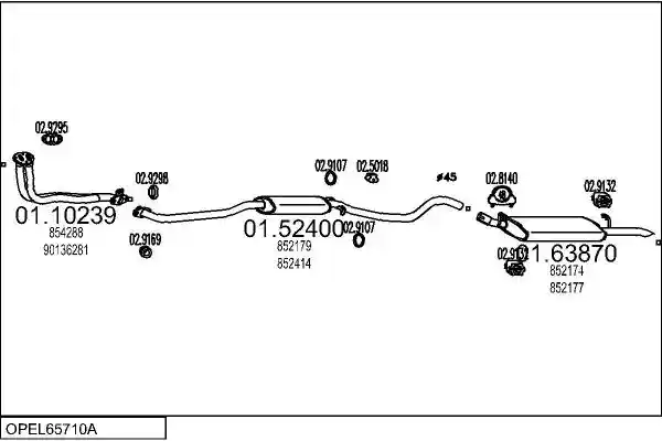 MTS OPEL65710A000808