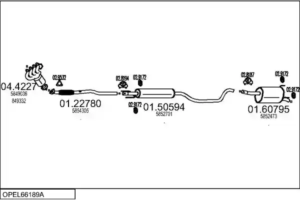 MTS OPEL66189A018686