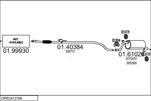 MTS OPEL67278A107798