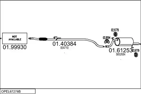 MTS OPEL67278B107798