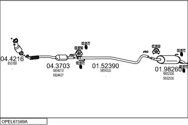 MTS OPEL67589A017847