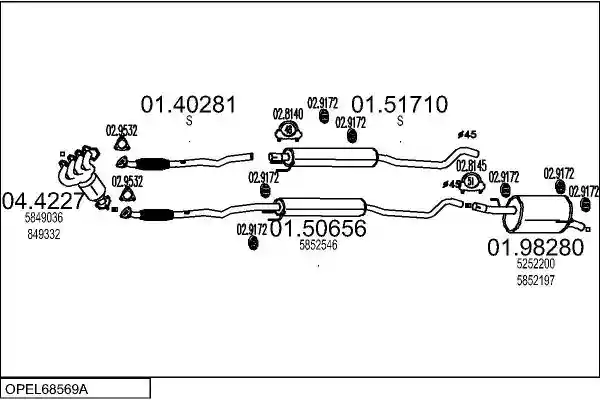 MTS OPEL68569A019289