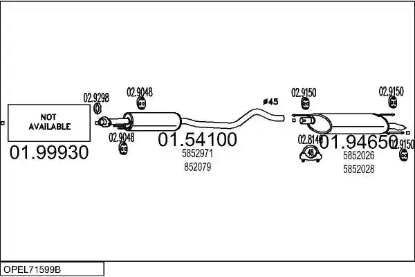 MTS OPEL71599B003877