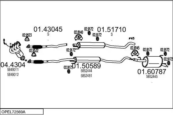 MTS OPEL72569A018228