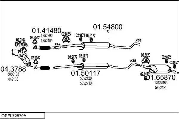 MTS OPEL72579A014910