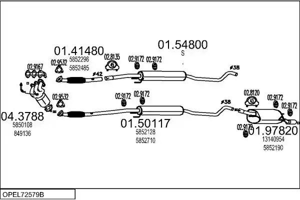 MTS OPEL72579B014910