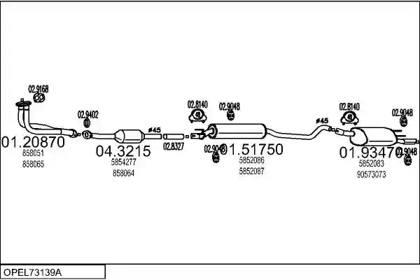 MTS OPEL73139A004079
