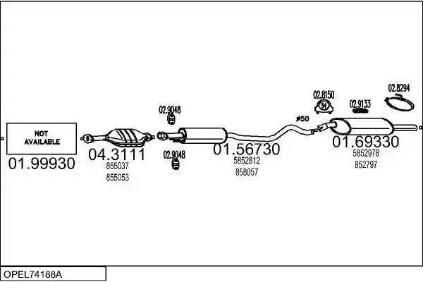 MTS OPEL74188A001831
