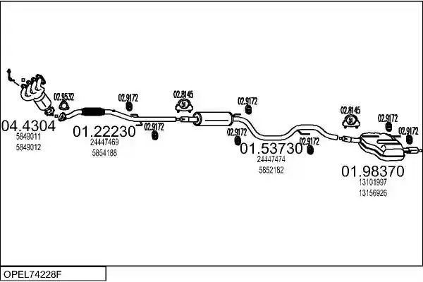 MTS OPEL74228F054922