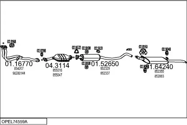 MTS OPEL74559A000999