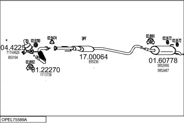 MTS OPEL75589A019118
